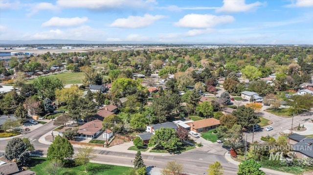 drone / aerial view featuring a residential view