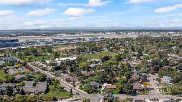 bird's eye view featuring a residential view