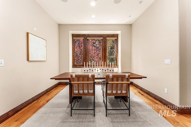 1452 S Hidden Island Pl, Eagle, ID 83616 - dining area featuring light wood-type flooring