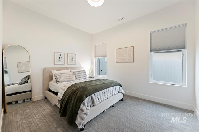 bedroom with carpet flooring