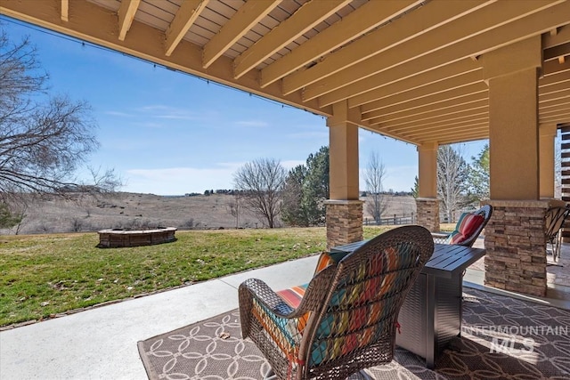 view of patio