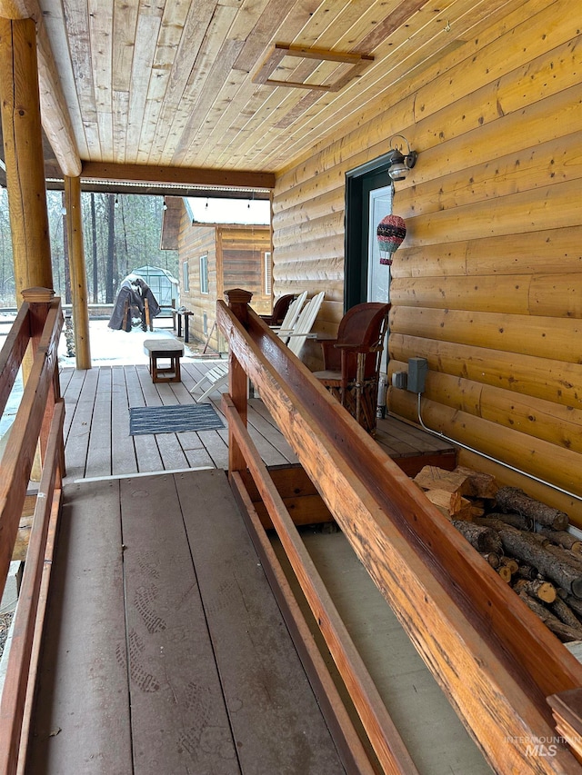 view of sauna / steam room