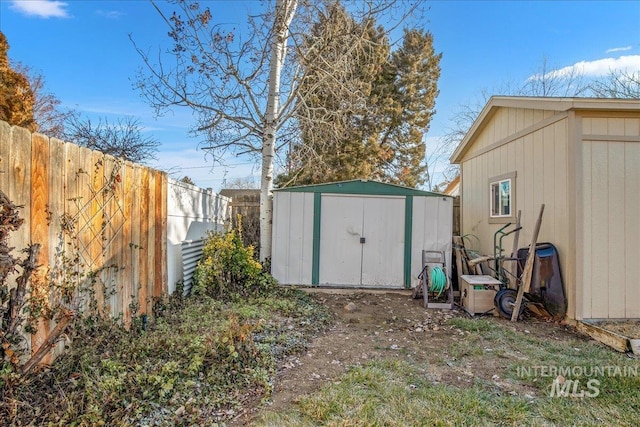 view of outbuilding