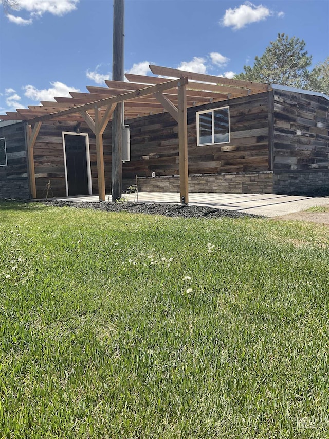 2971N 3600 3600 E E, Kimberly, ID 83341 - rear view of property featuring a yard