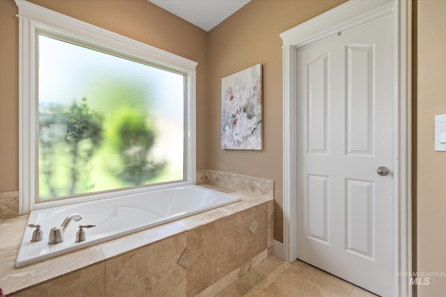 8585 W Rioja St, Star, ID 83669 - full bath featuring a bath and tile patterned flooring