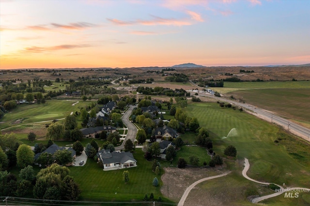 8585 W Rioja St, Star, ID 83669 - aerial view of property and surrounding area with mountains