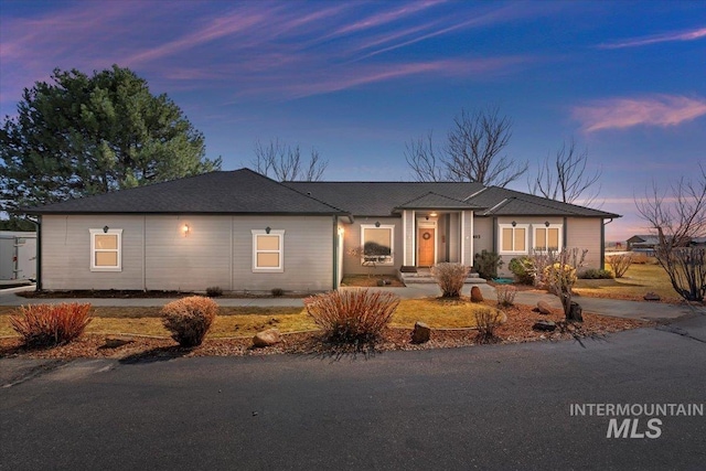 view of ranch-style house