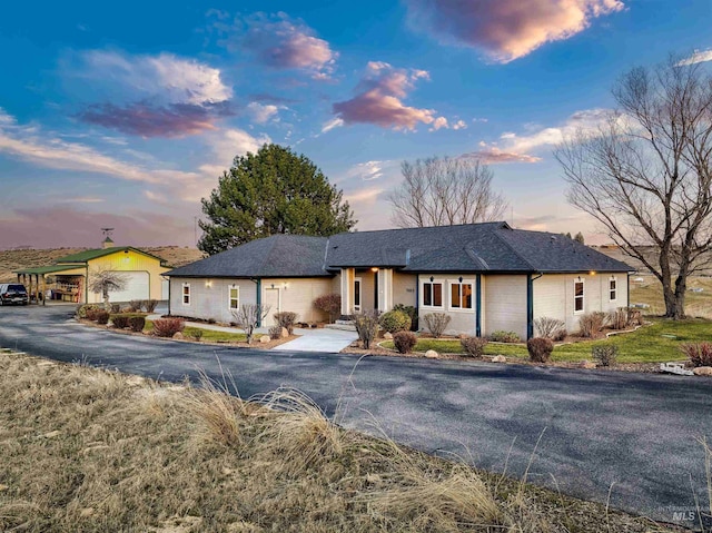 view of ranch-style house