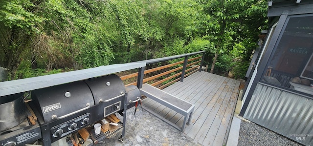 159 Chief Looking Glass Ln, Kamiah, ID 83536 - wooden terrace featuring area for grilling
