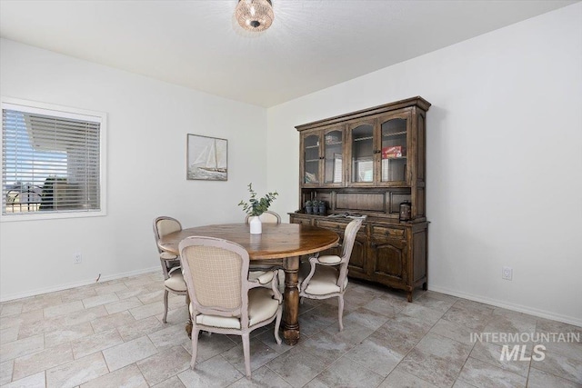 view of dining room