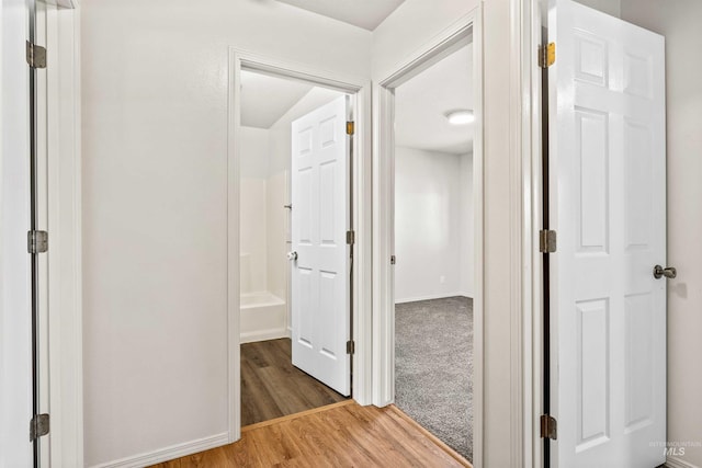 1131 Aztec Dr, Twin Falls, ID 83301 - corridor featuring wood finished floors