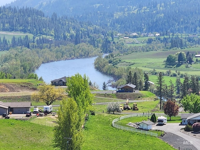 131 Beaver Nob Dr, Kamiah, ID 83536 - aerial view of sparsely populated area featuring a nearby body of water and a heavily wooded area