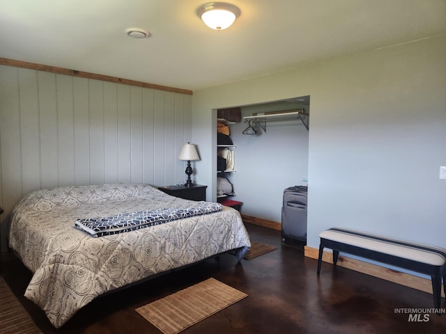 131 Beaver Nob Dr, Kamiah, ID 83536 - bedroom featuring finished concrete flooring and a closet