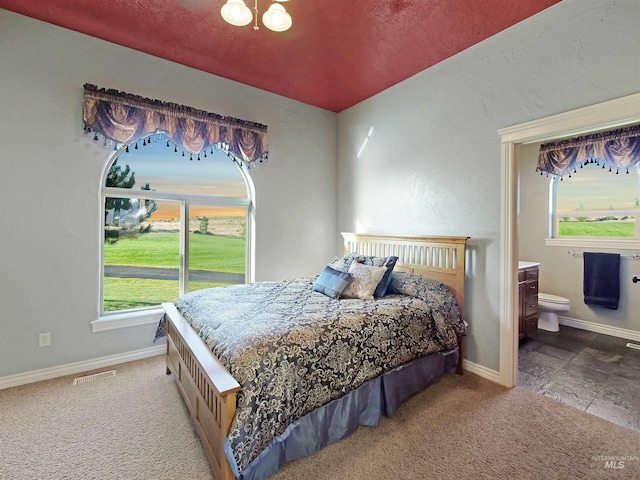 16480 Goodson Rd, Caldwell, ID 83607 - carpeted bedroom featuring ensuite bath and multiple windows