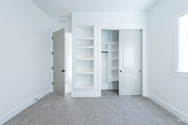 closet featuring visible vents