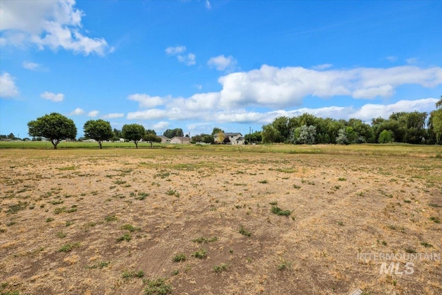 view of landscape featuring a rural view