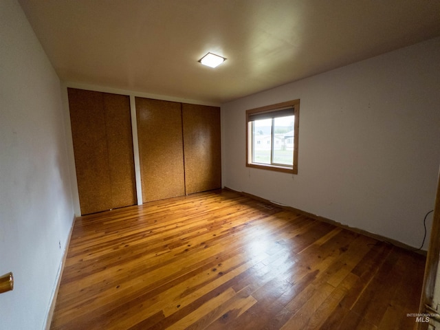 300 S Morgan Ave, New Meadows, ID 83654 - unfurnished bedroom featuring light wood finished floors