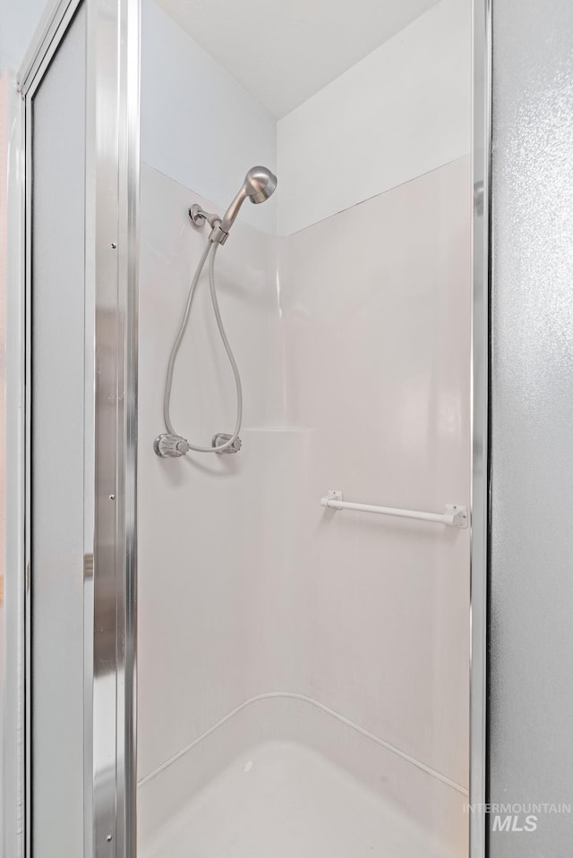 1718 Warren Wagon Rd, Mccall, ID 83638 - full bathroom featuring a shower stall