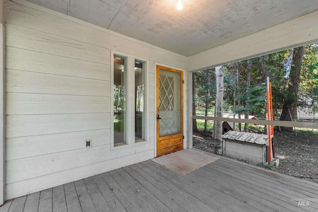 1718 Warren Wagon Rd, Mccall, ID 83638 - view of wooden terrace