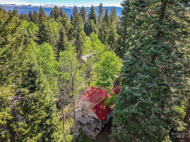 1718 Warren Wagon Rd, Mccall, ID 83638 - view of subject property with a forest