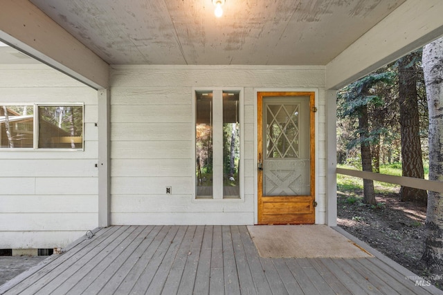 1718 Warren Wagon Rd, Mccall, ID 83638 - view of wooden deck