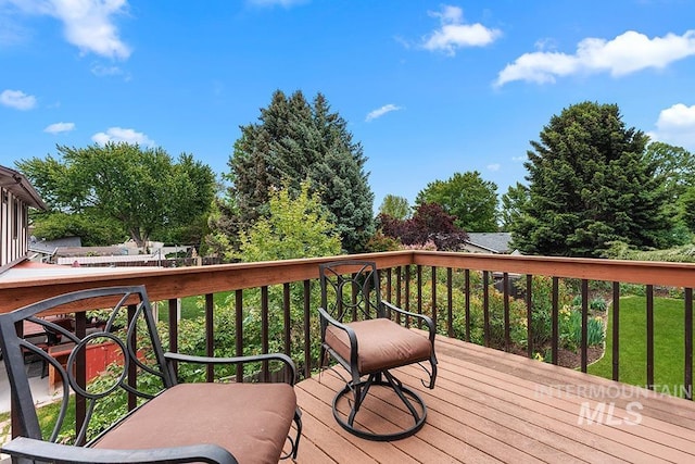 11151 W Hinsdale St, Boise, ID 83713 - view of wooden terrace