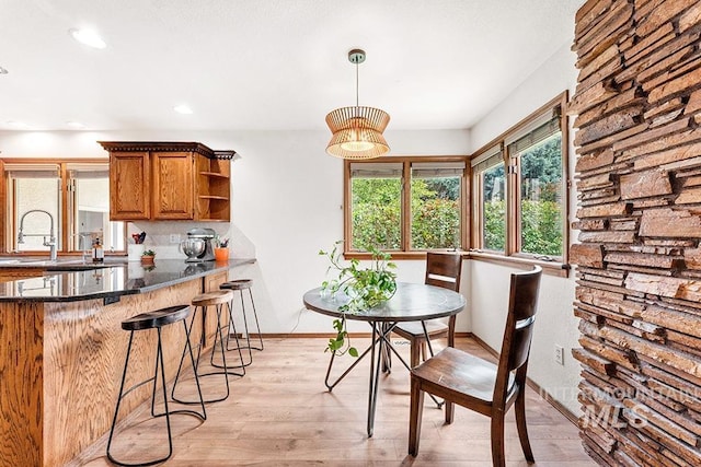 11151 W Hinsdale St, Boise, ID 83713 - dining room featuring light wood-type flooring, baseboards, and recessed lighting