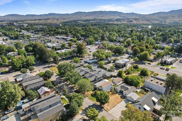 1420 S Denver, Boise, ID 83706 - aerial view of property and surrounding area with a mountainous background and nearby suburban area