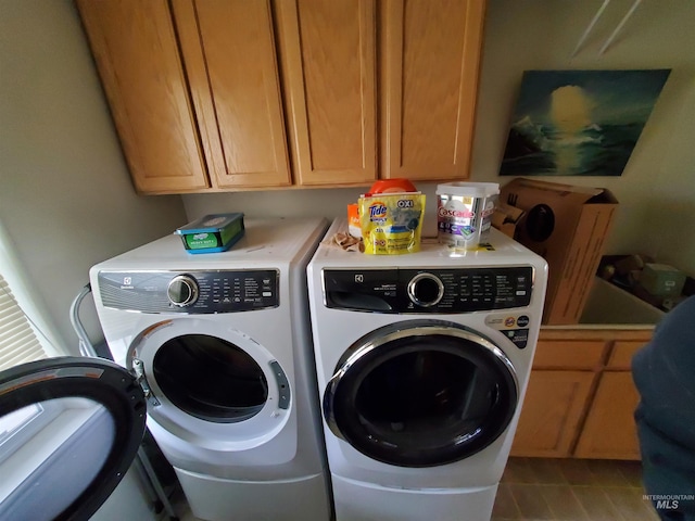 1441 Marie Dr, Gooding, ID 83330 - washroom featuring washing machine and dryer and cabinet space