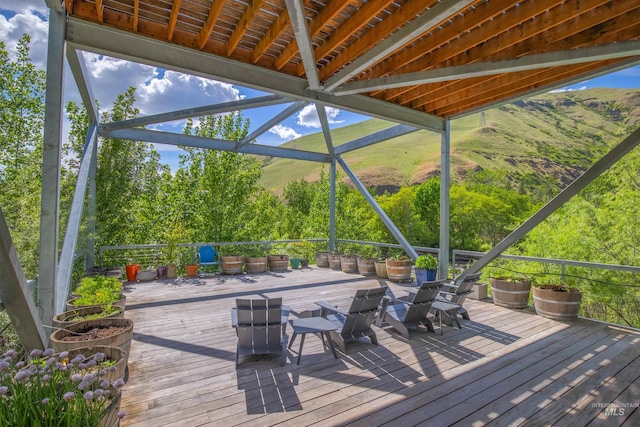 view of deck