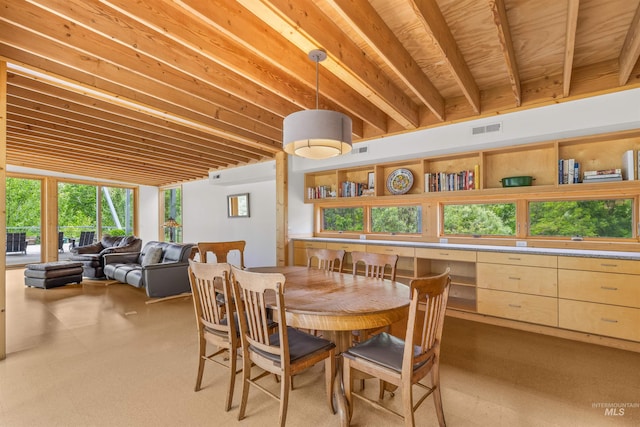 dining room featuring tile patterned floors