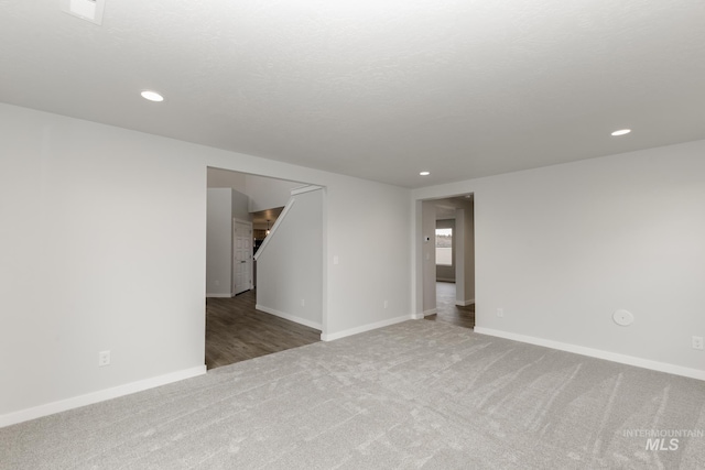 14761 N Ninja Way, Nampa, ID 83651 - empty room featuring visible vents, recessed lighting, baseboards, and carpet floors
