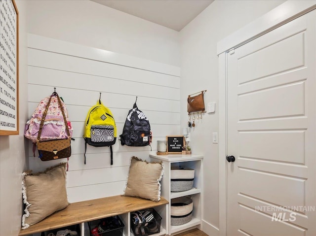 view of mudroom