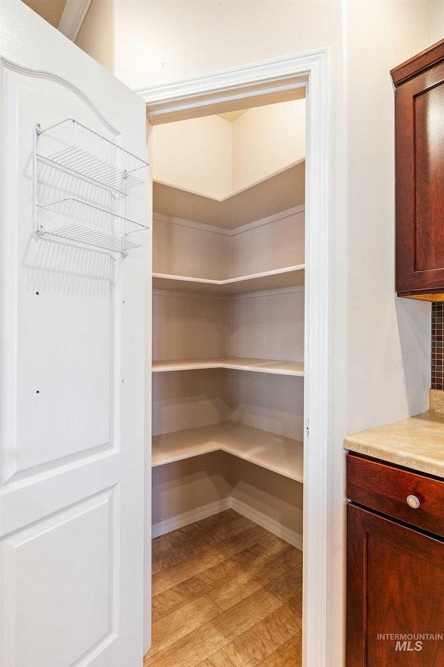 view of pantry