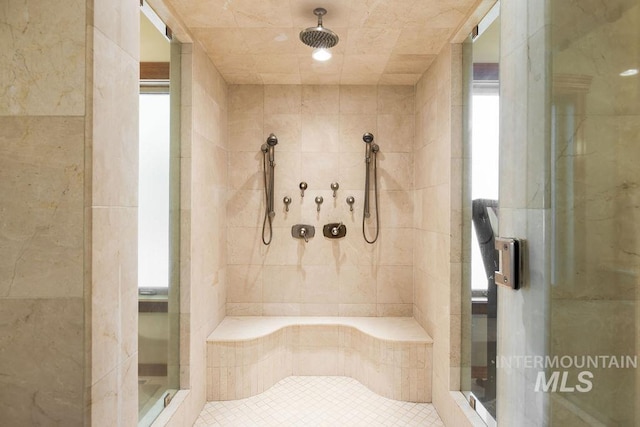 4553 N Arrow Crest Way, Boise, ID 83703 - full bath with tiled shower