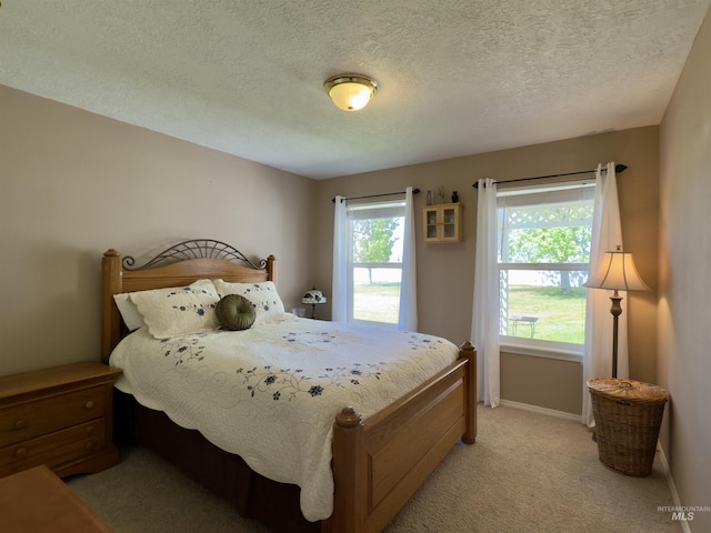2361 N Pollard Ln, Star, ID 83669 - bedroom with light carpet, a textured ceiling, and baseboards