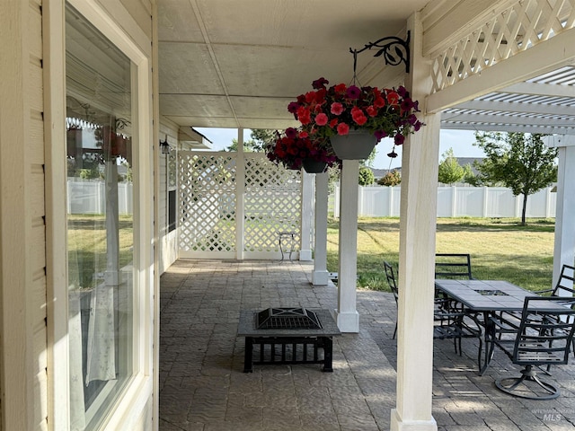 2361 N Pollard Ln, Star, ID 83669 - view of patio featuring a pergola