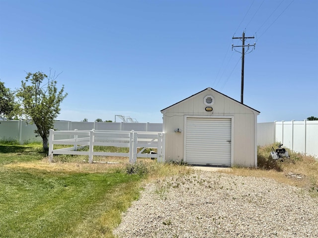 2361 N Pollard Ln, Star, ID 83669 - garage featuring a storage shed