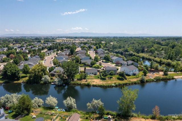 1045 S Arrowrock Ave, Middleton, ID 83644 - aerial view of residential area featuring a nearby body of water