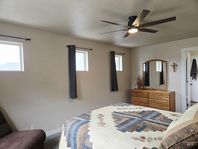 2716 Dogwood Ave, Fruitland, ID 83619 - bedroom featuring a ceiling fan, carpet, and baseboards