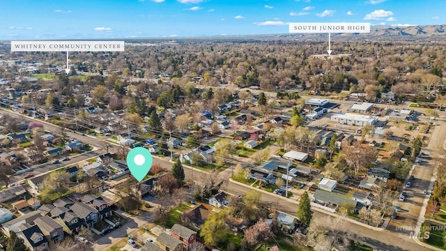 birds eye view of property featuring a residential view
