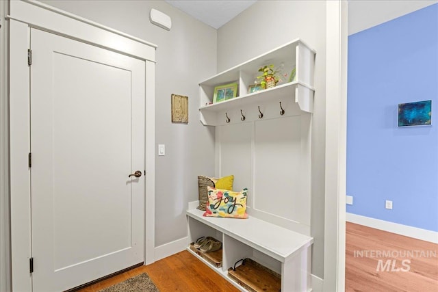 92 S Wildgrass Way, Star, ID 83669 - mudroom with light wood-style flooring and baseboards