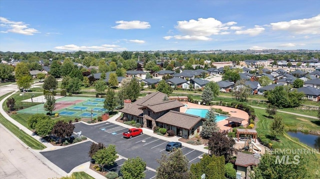 92 S Wildgrass Way, Star, ID 83669 - aerial view of residential area featuring a pool area