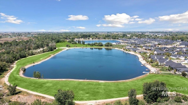 92 S Wildgrass Way, Star, ID 83669 - aerial perspective of suburban area with a large body of water