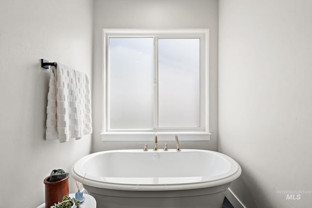 6071 S Pioneer Trail Way, Meridian, ID 83642 - bathroom with a freestanding tub