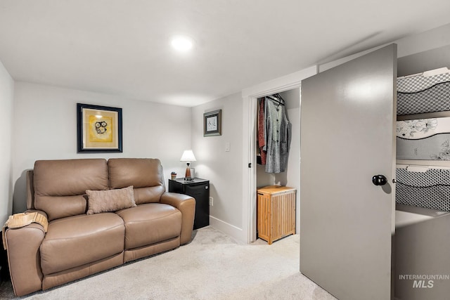 6071 S Pioneer Trail Way, Meridian, ID 83642 - living room with light carpet and baseboards