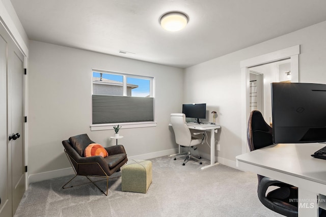 6071 S Pioneer Trail Way, Meridian, ID 83642 - home office featuring carpet and baseboards