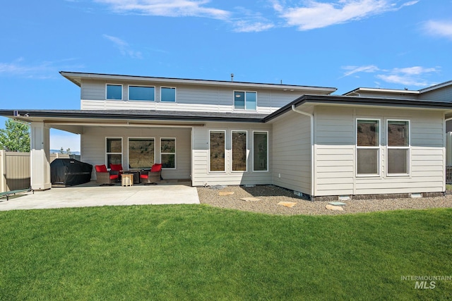 6071 S Pioneer Trail Way, Meridian, ID 83642 - back of house with a patio