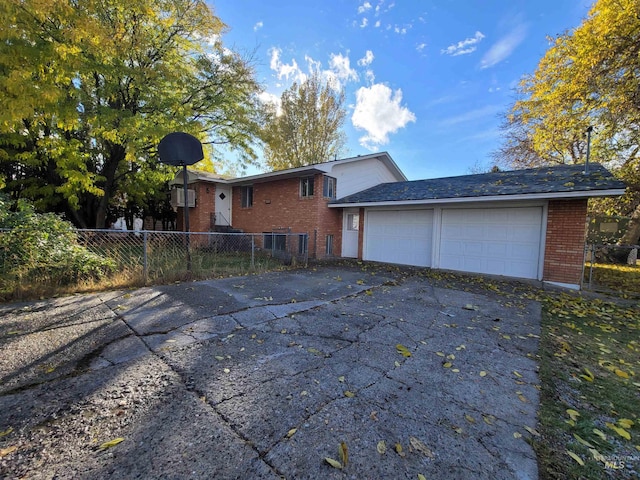 view of home's exterior featuring a garage