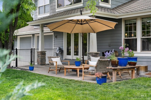 view of patio